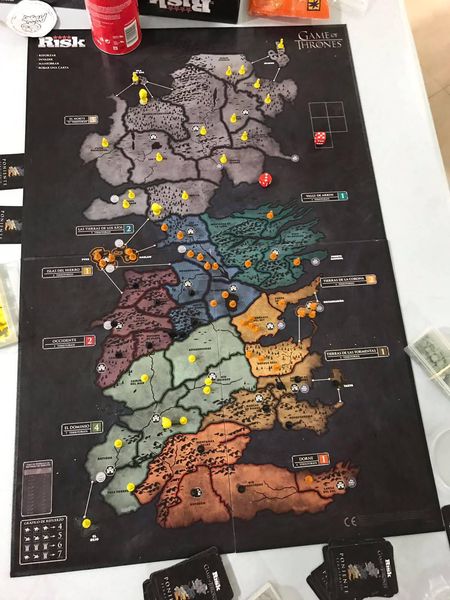 El mítico set de Risk de Juego de Tronos.